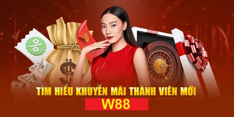 Tân thủ được chào mừng vô cùng hoành tráng tại W88